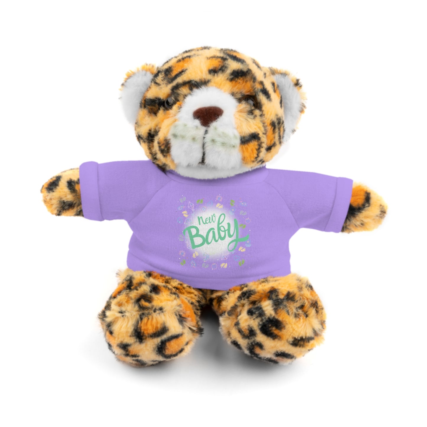 New Baby | Plush Toy with T-Shirt (10 Colors, 6 Animals)