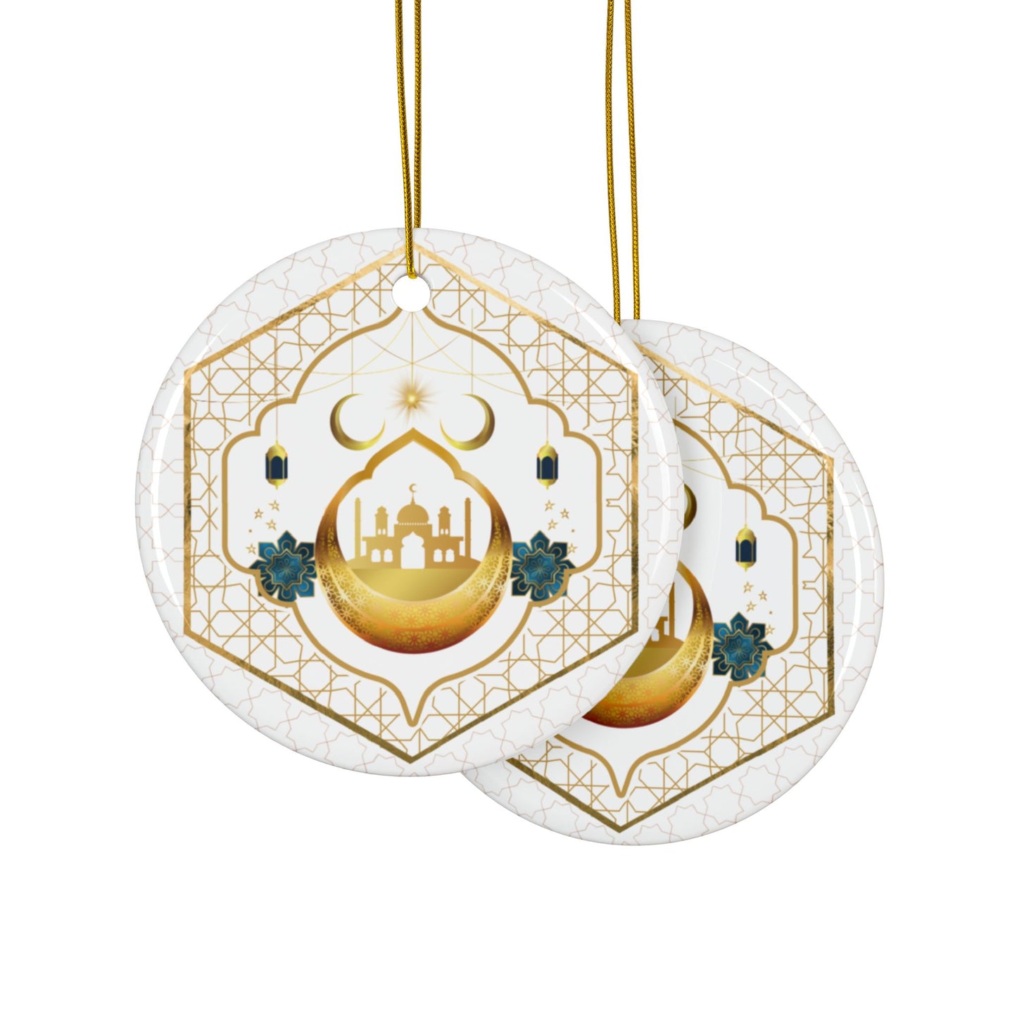 Treasure Lace | Muslim Inspired | Heirloom Ceramic Ornaments (1pc, 3pcs, 5pcs, 10pcs)