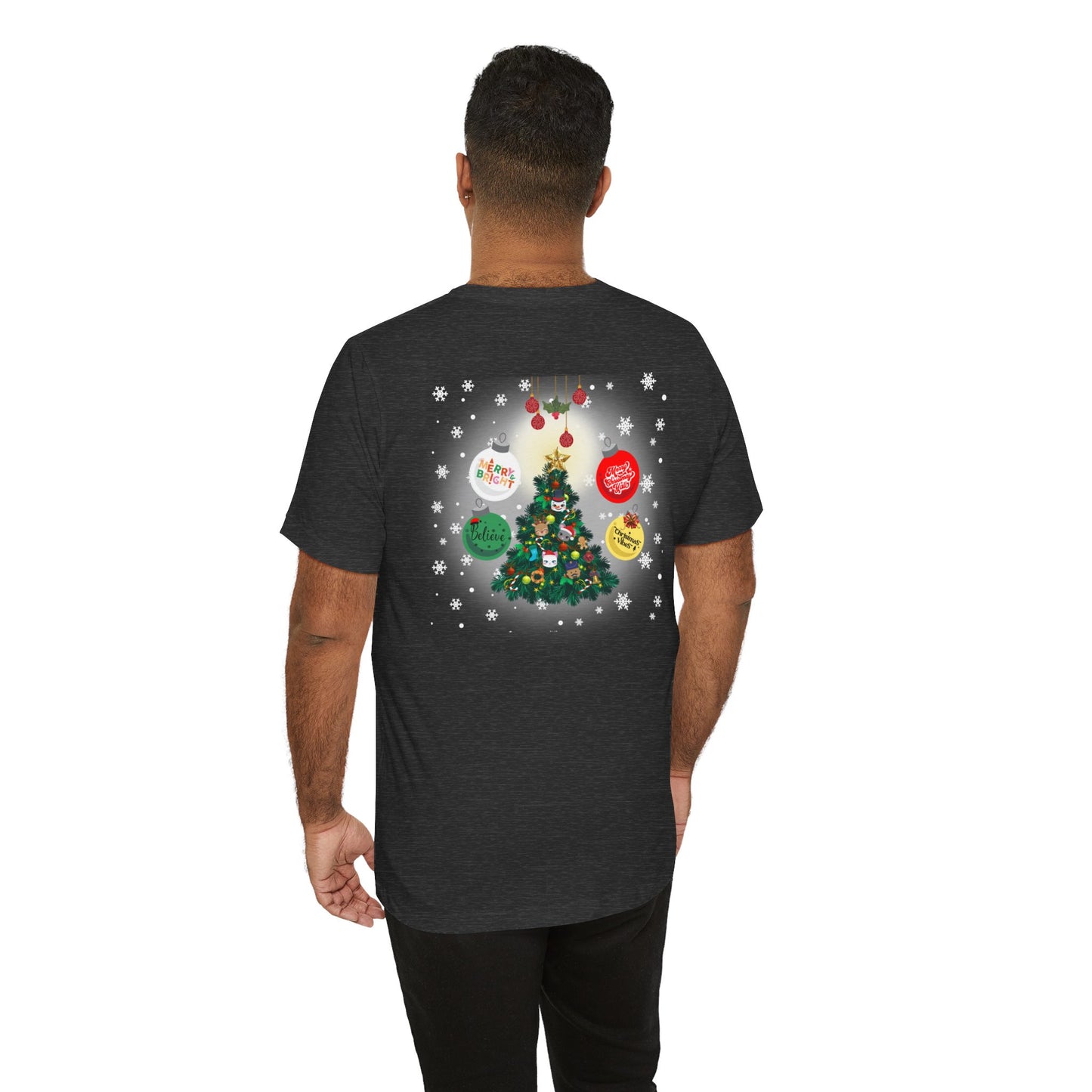 Santa Family / Christmas Short Sleeve Tee | Unisex Jersey