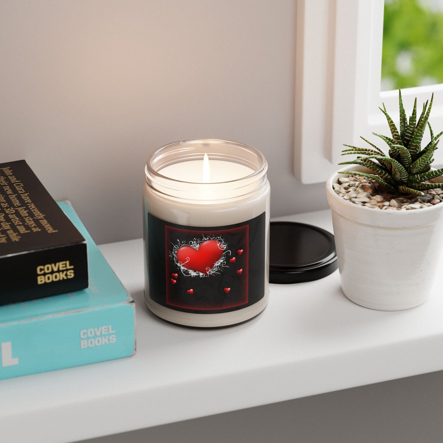 Warmest Glow Scented Soy Candle — "Warm the Heart & the Room" (9oz)
