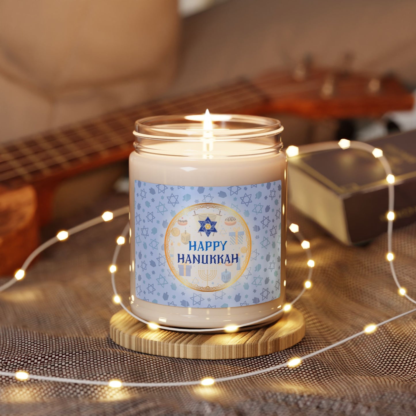 Happy Hanukkah | Scented Soy Candle, 9oz (3 Scents)