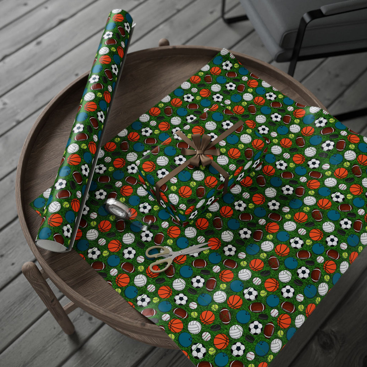 Sports Lover Gift Wrap | VIP All Star | All Sports Athletic Wrapping Paper for Coaches, Players & Fans