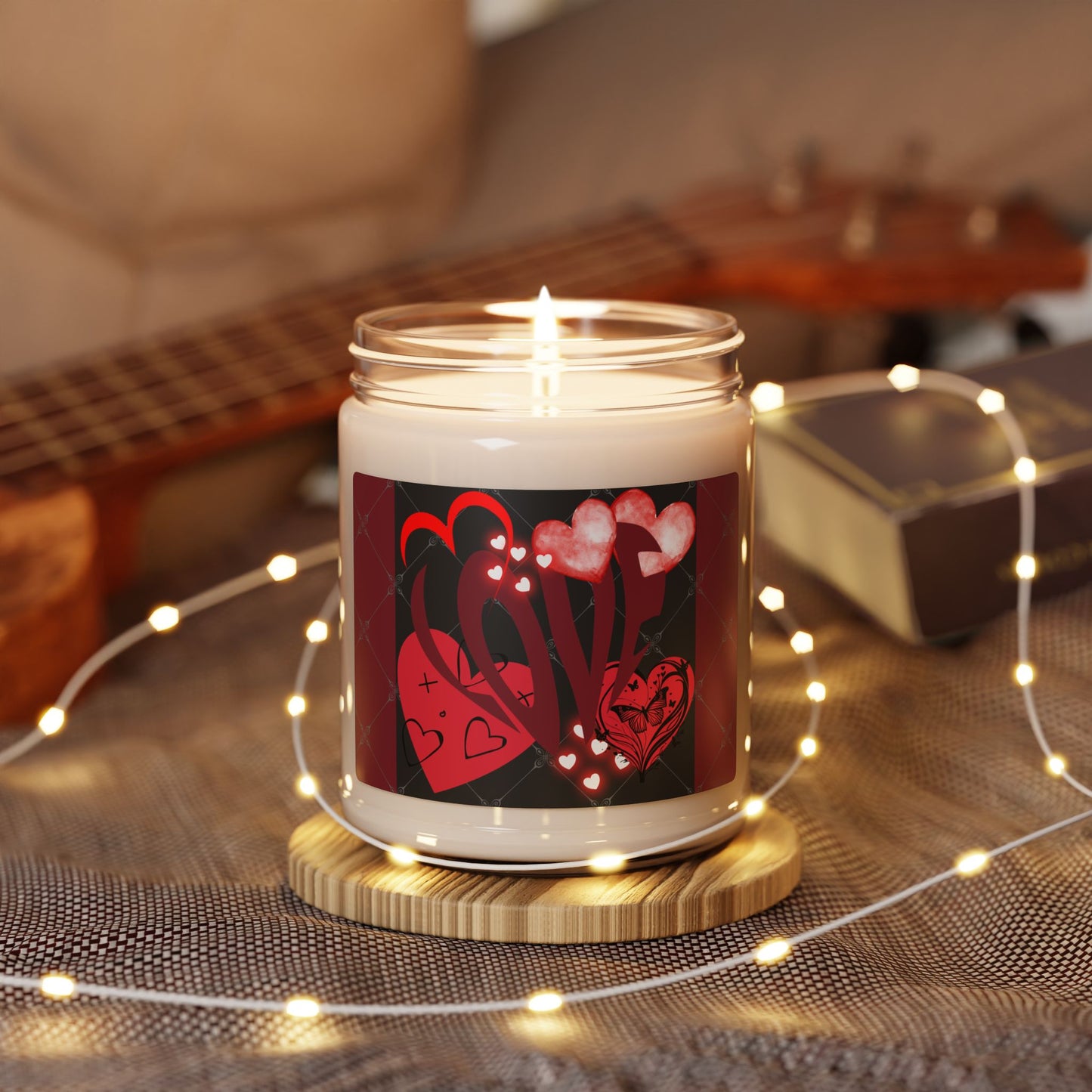 Heart Love - Aroma Romance Candle | Scented Soy Candle (9 oz)