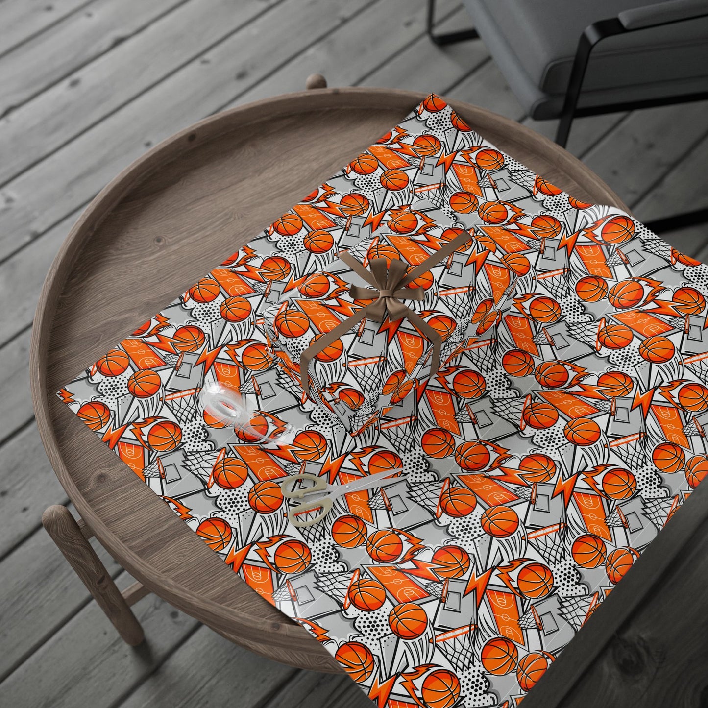 Basketball Lover Gift Wrap | VIP All Star | All Sports Athletic Wrapping Paper for Coaches, Players & Fans