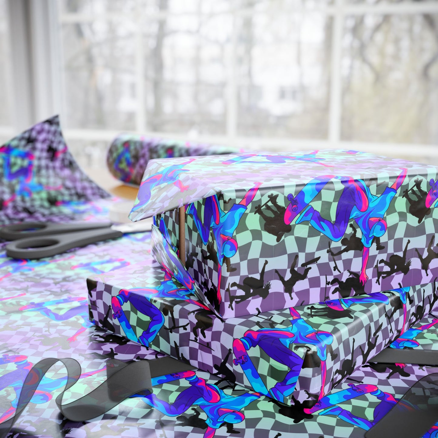 Skate Park Lover Gift Wrap | VIP All Star | All Sports Athletic Wrapping Paper for Coaches, Players & Fans