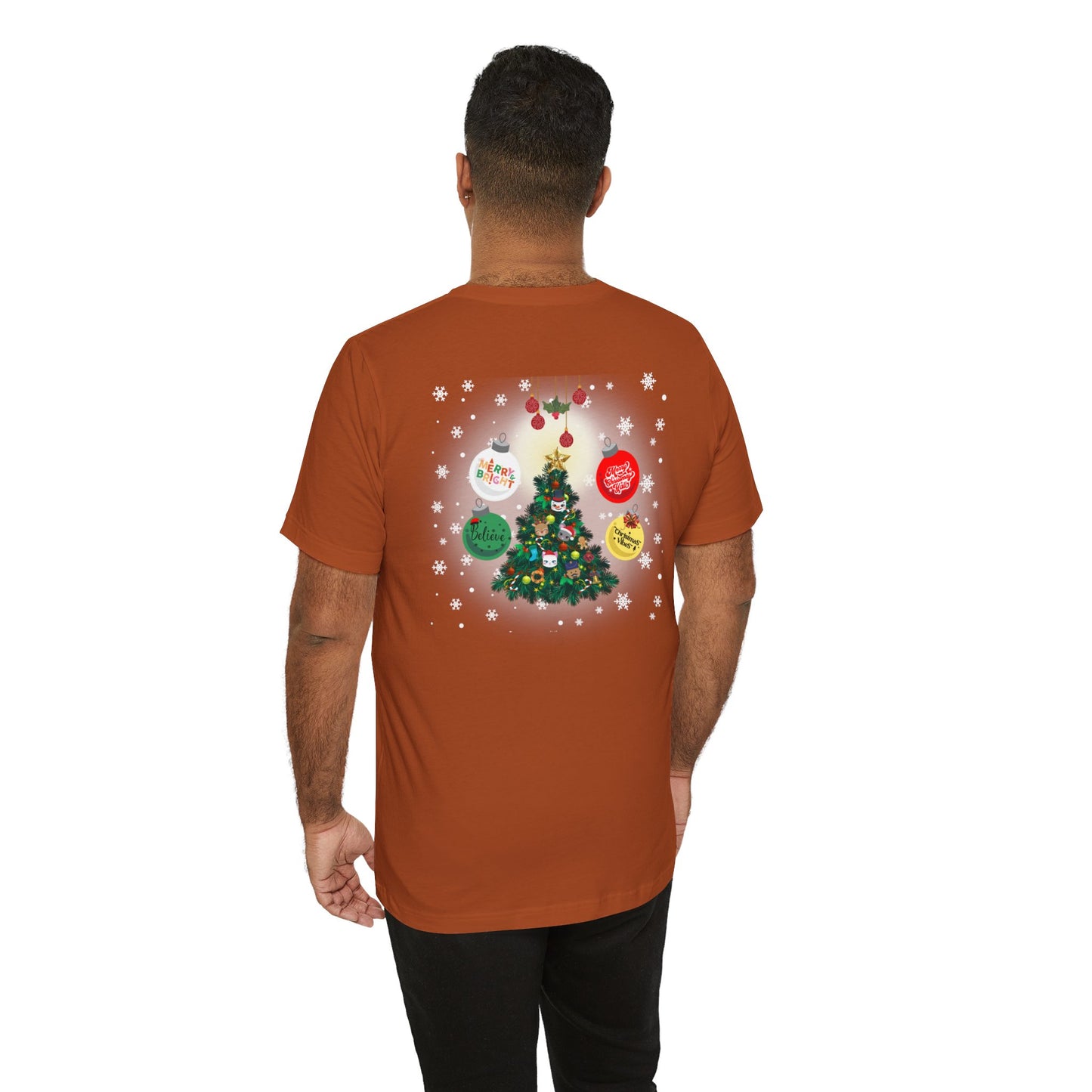 Santa Family / Christmas Short Sleeve Tee | Unisex Jersey