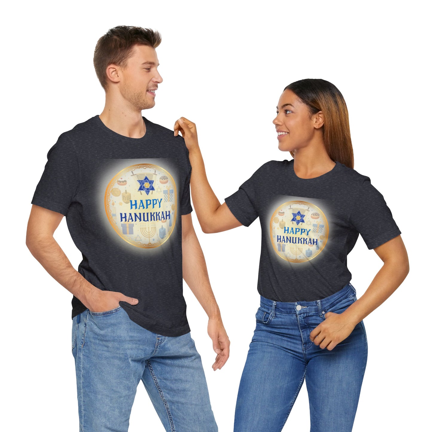 Hanukah / Jewish Inspired Short Sleeve Tee | Unisex Jersey