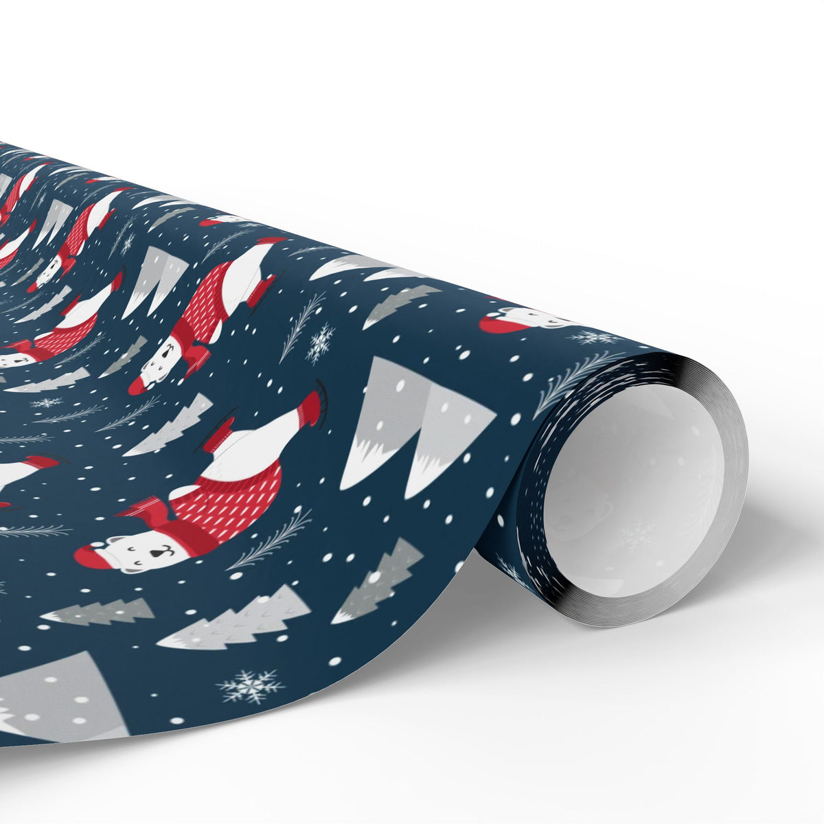 Polar Bear on Ice | Holiday Patterns Wrapping Paper