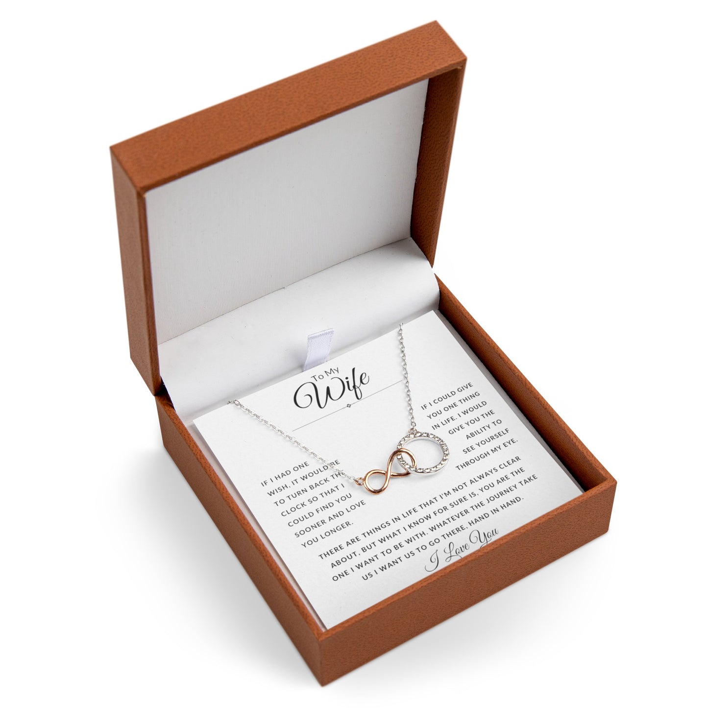 To Wife | Love Infinity Circle Necklace