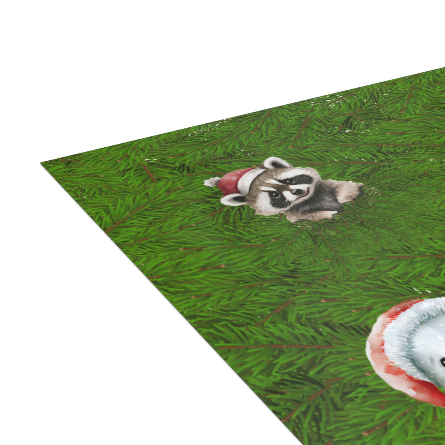 Merry Christmas | Santa and Critters | Greeting Cards