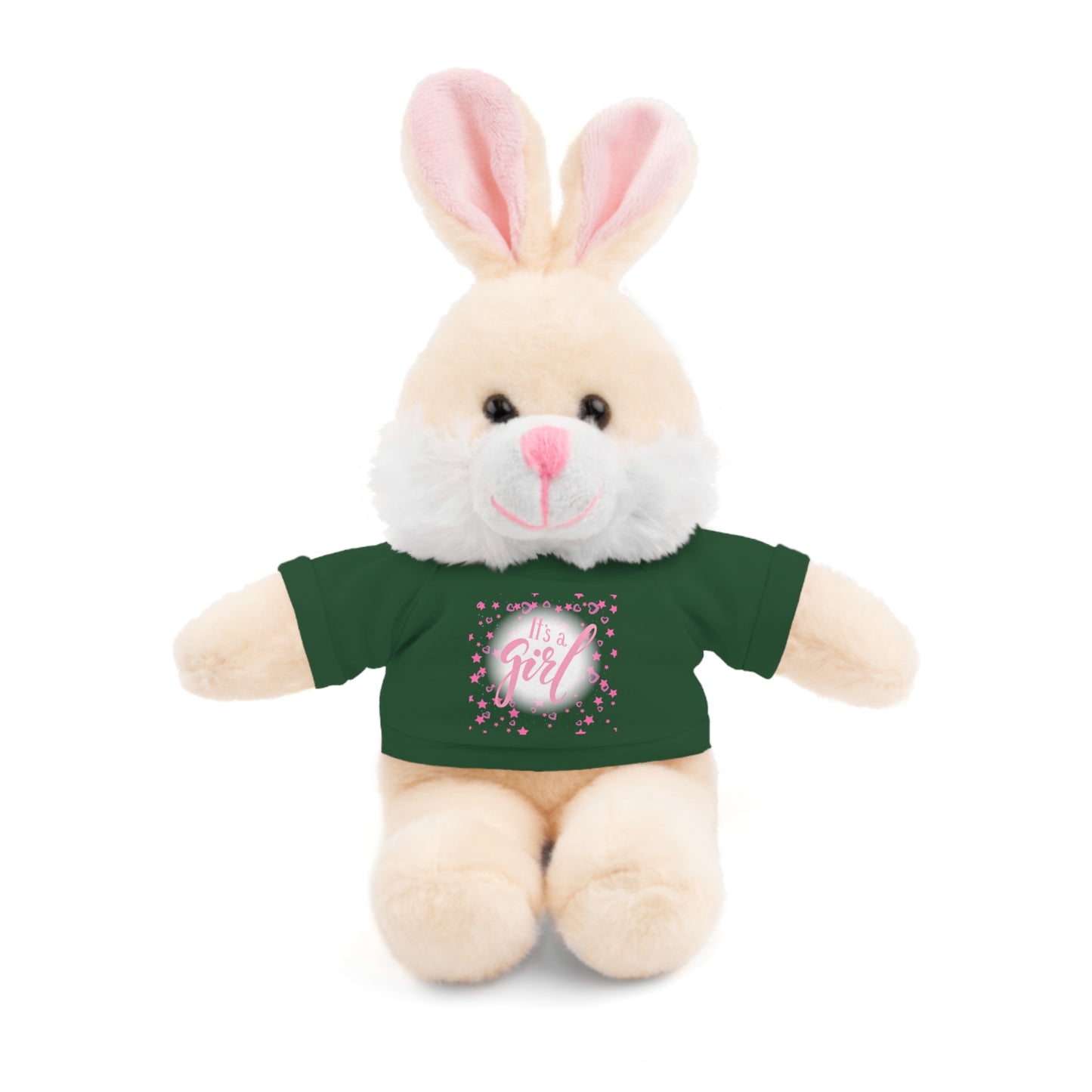 It’s a Girl | Plush Toy with T-Shirt (10 Colors, 6 Animals)