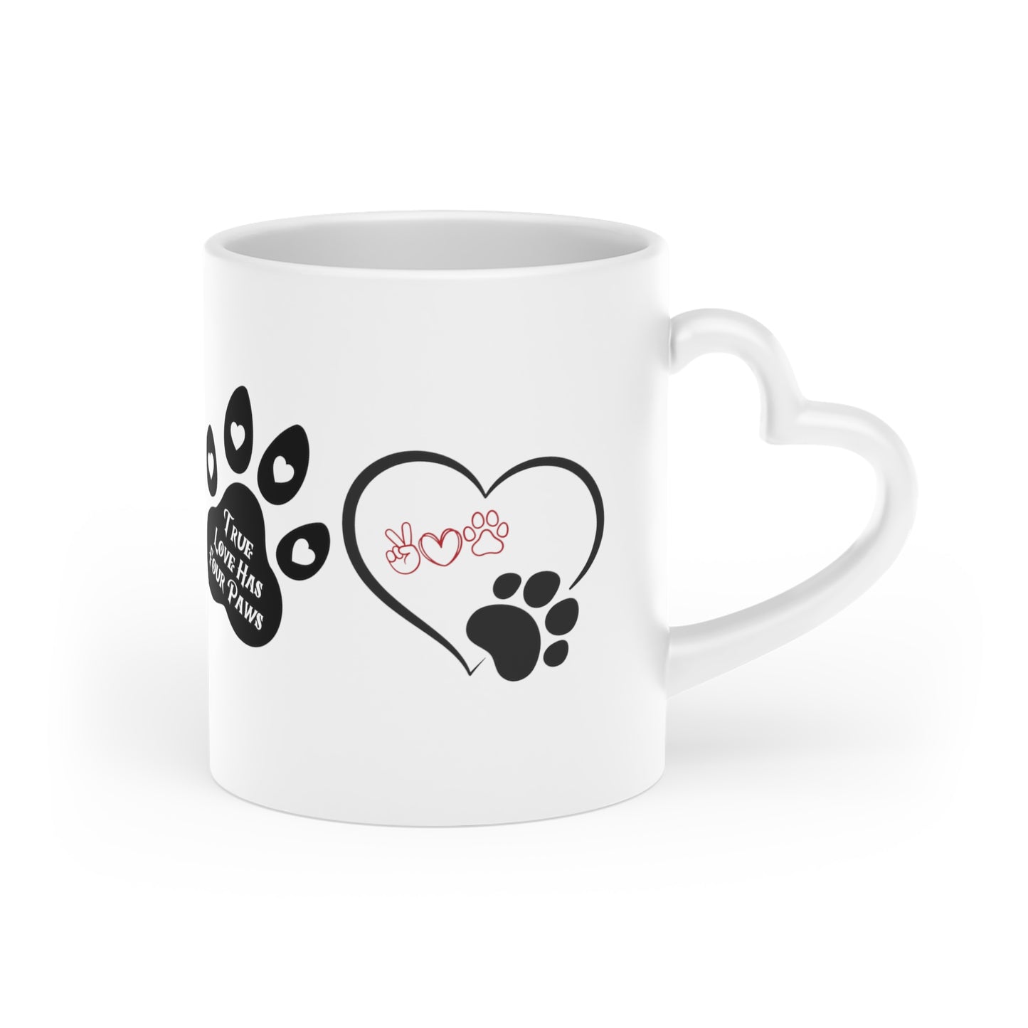 XOXO CAT  Heart-Shaped Mug