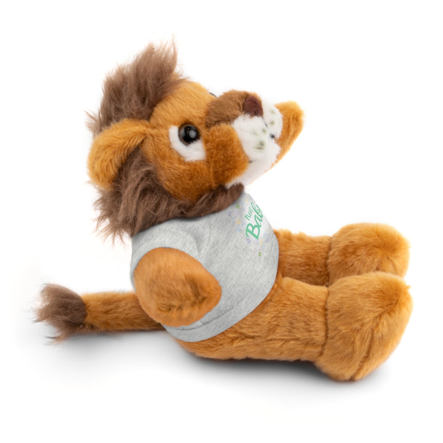 New Baby | Plush Toy with T-Shirt (10 Colors, 6 Animals)