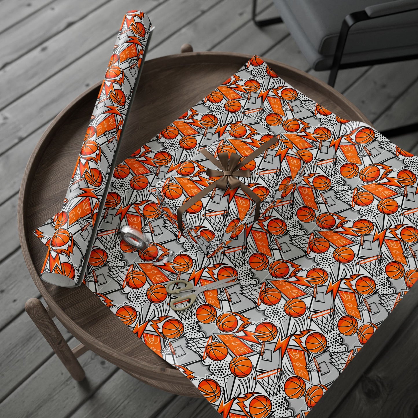 Basketball Lover Gift Wrap | VIP All Star | All Sports Athletic Wrapping Paper for Coaches, Players & Fans