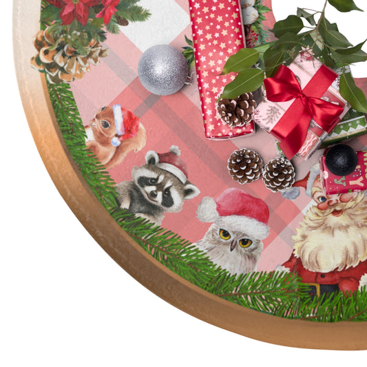 Santa and Critters | Tree Skirts