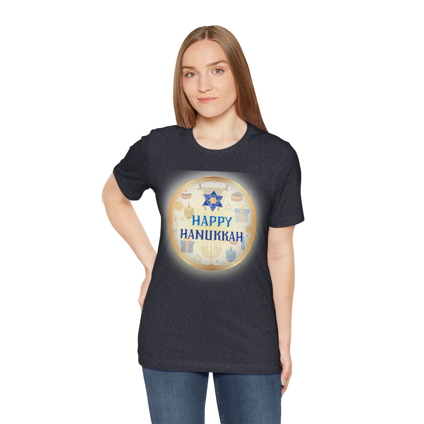 Hanukah / Jewish Inspired Short Sleeve Tee | Unisex Jersey