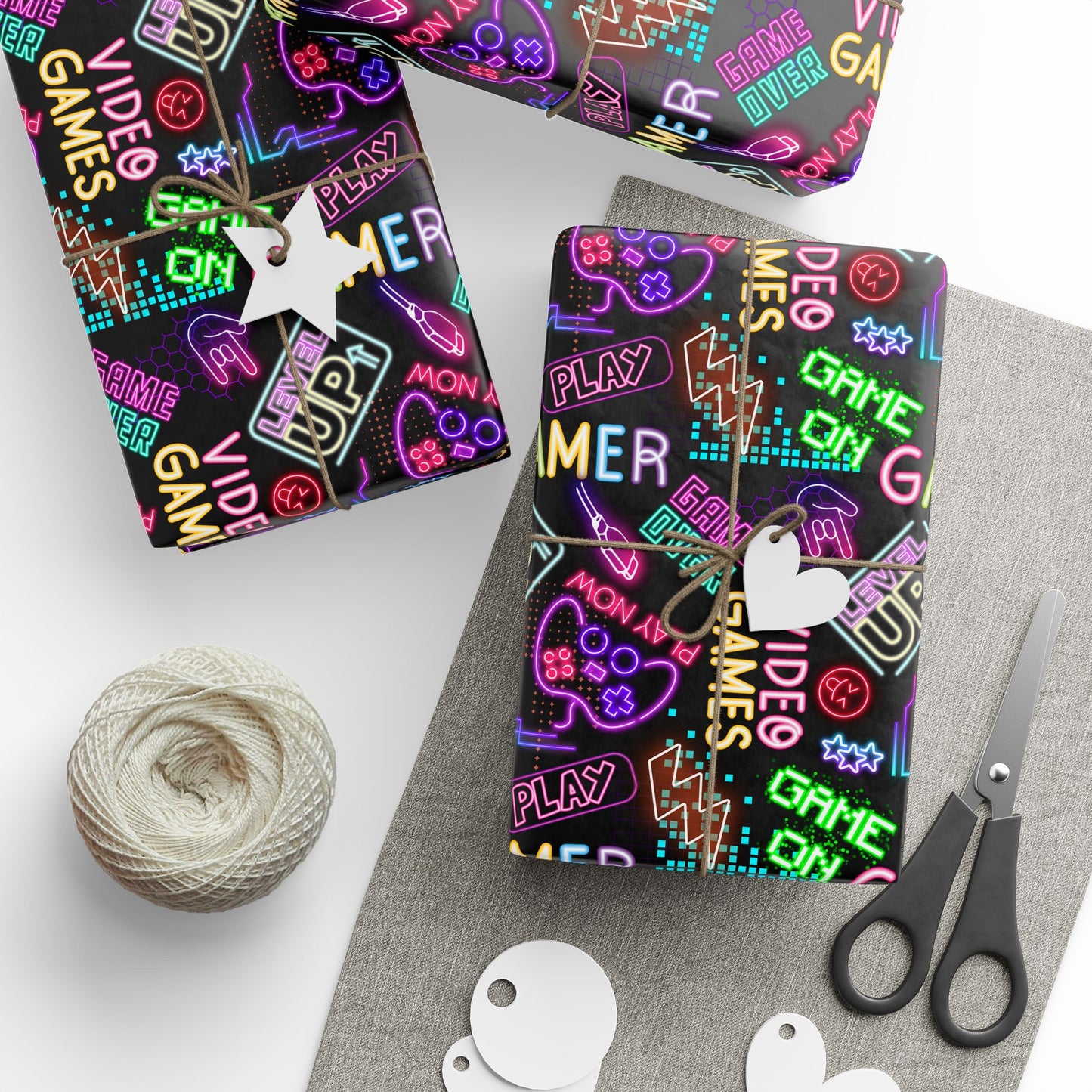 Gaming Cafe Gift Wrap | Join Like Subscribe Now | Gamers Lifetime Membership Wrapping Paper