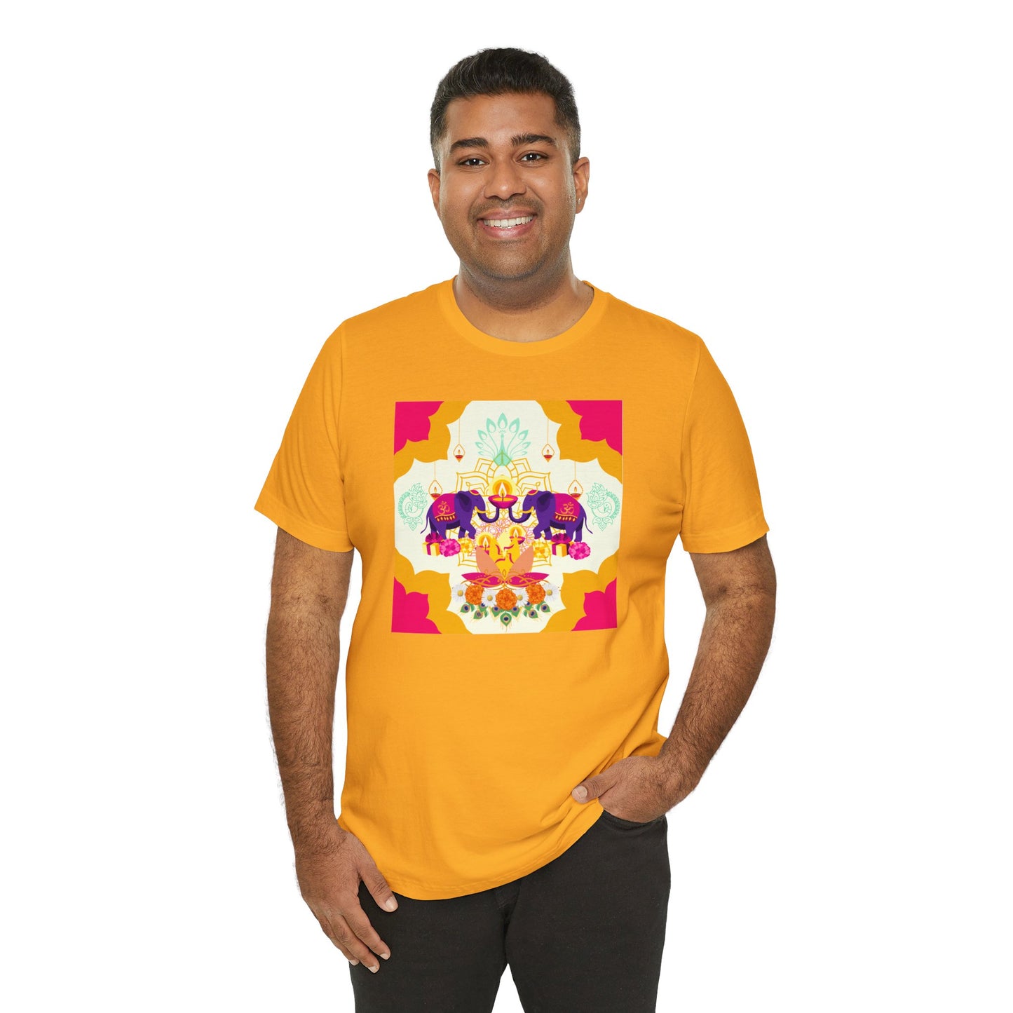 Hindu / Diwali Inspired Short Sleeve Tee | Unisex Jersey