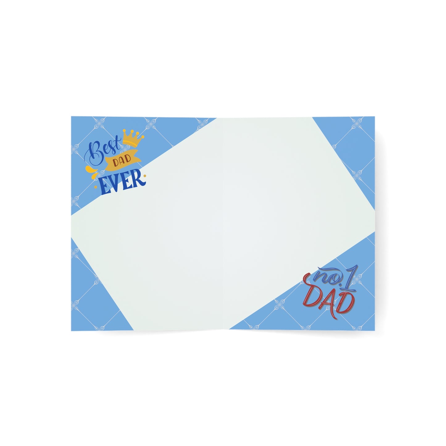 BEST DAD (Blue) | Greeting Cards (1 pcs)