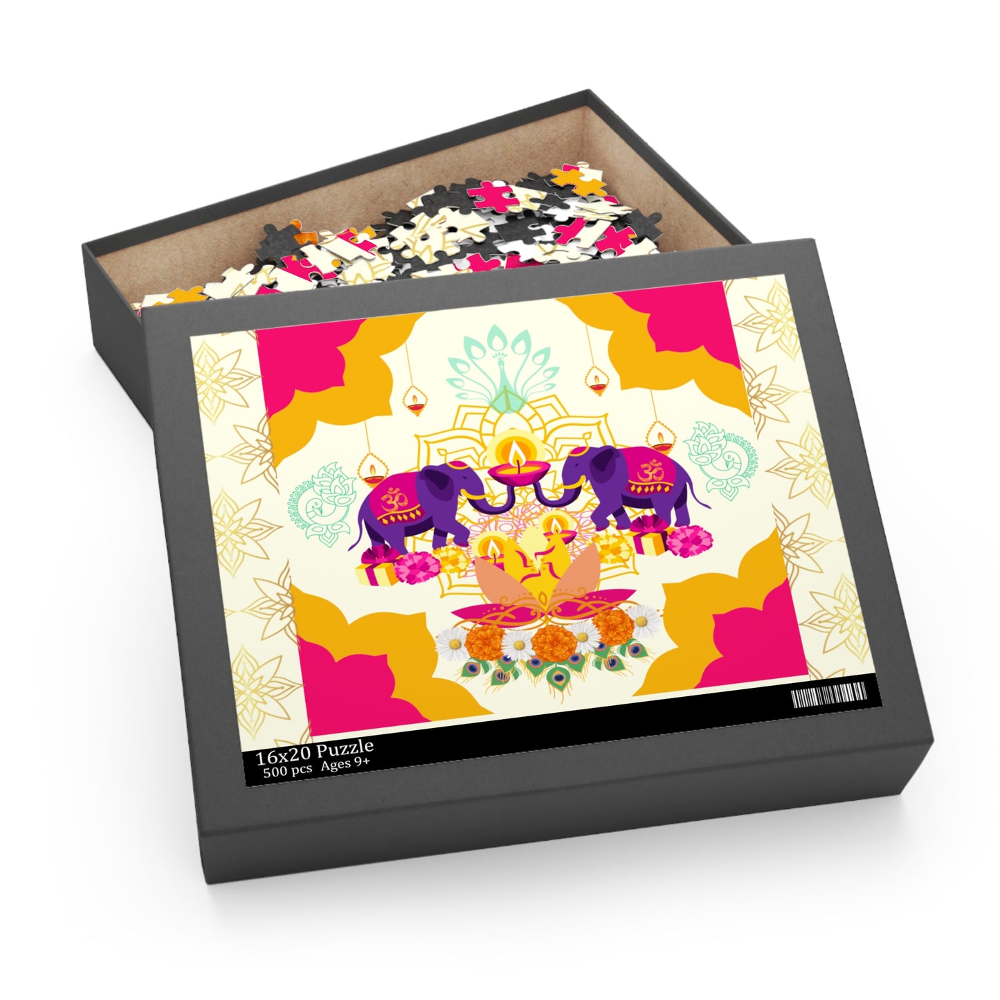 Diwali Lights | Hindu Inspired Puzzle (120, 252, 500-Piece)