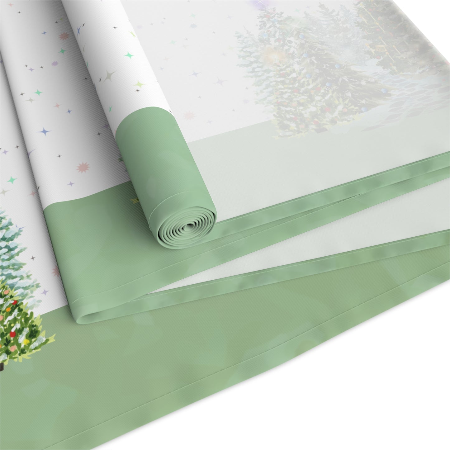 Table Runner | Christmas Tree Forest | Winter Solstice Enchanting Beauty (Poly)