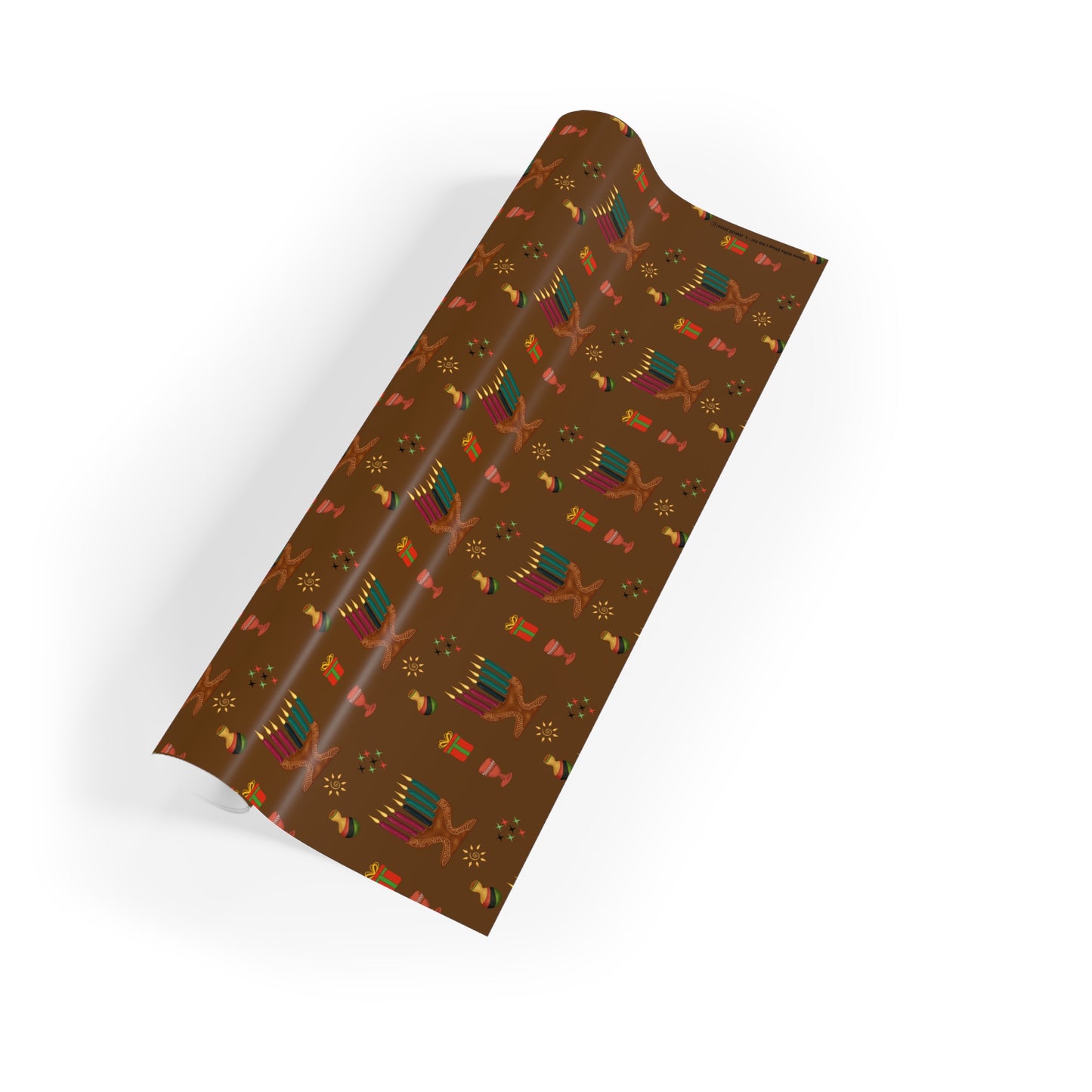 Kinara | Kwanzaa Lights | Zawadi (Earth) Wrapping Paper