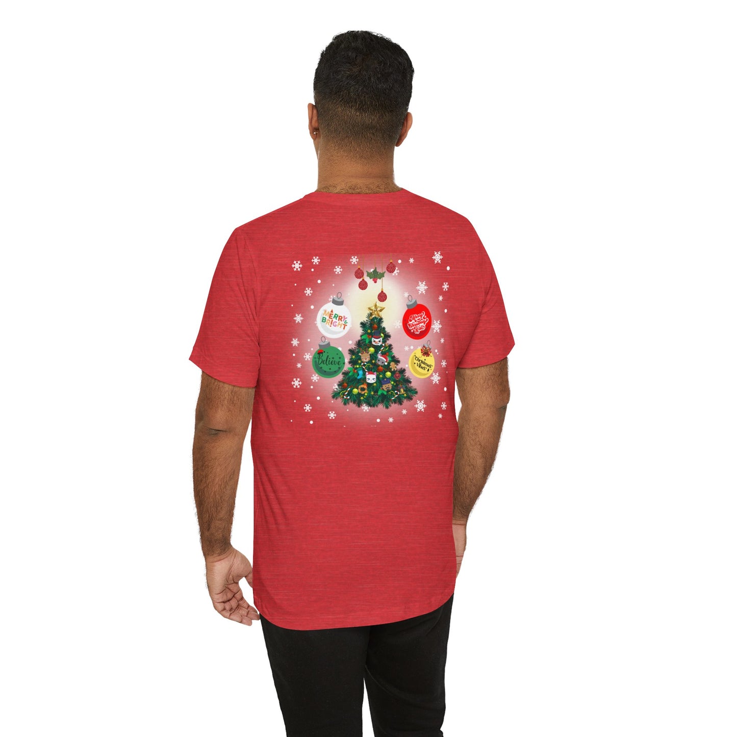 Santa Family / Christmas Short Sleeve Tee | Unisex Jersey