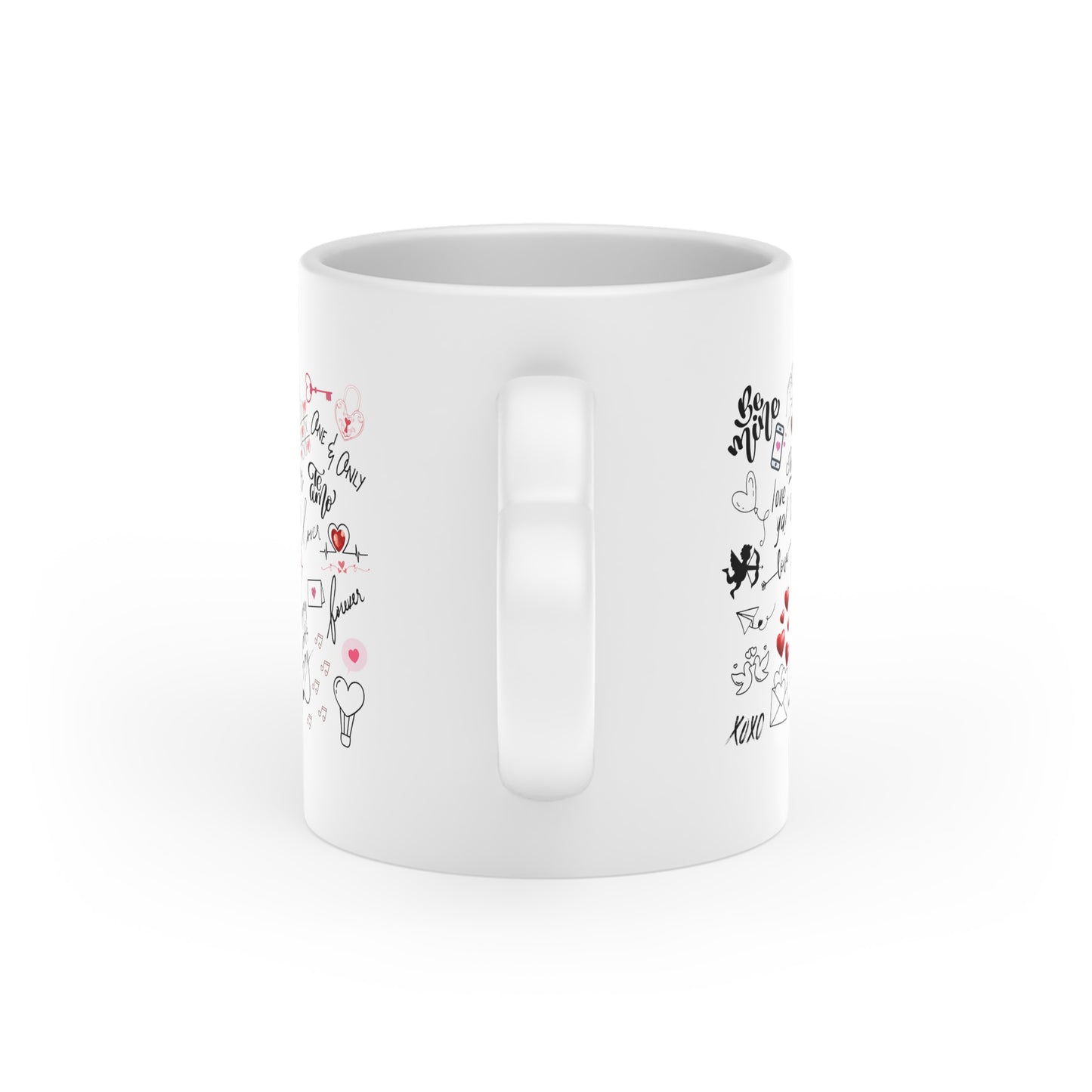 Love Language Heart-Shaped Mug