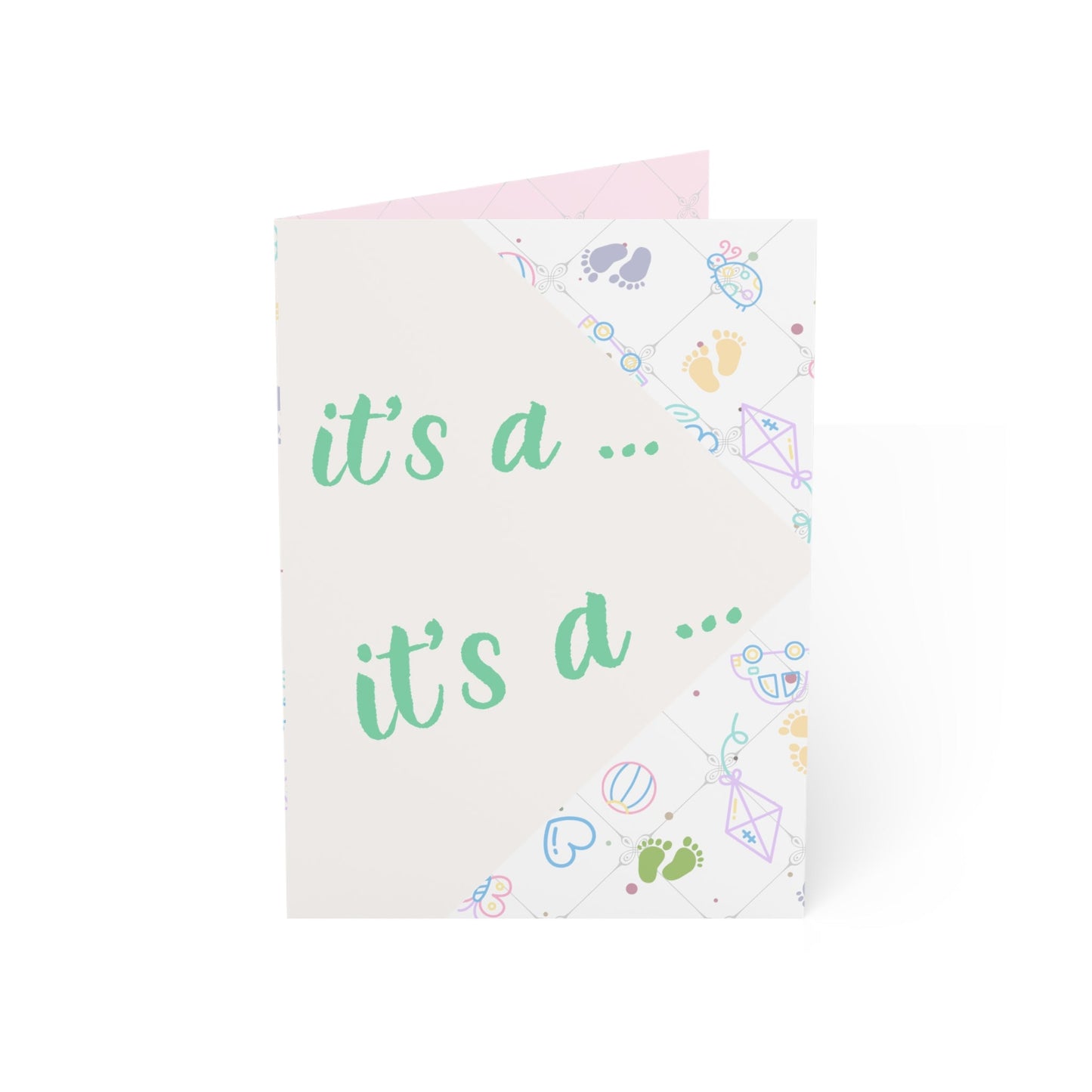 Surprise, It’s a Girl | Gender Reveal Cards | Greeting Cards (10 pcs)