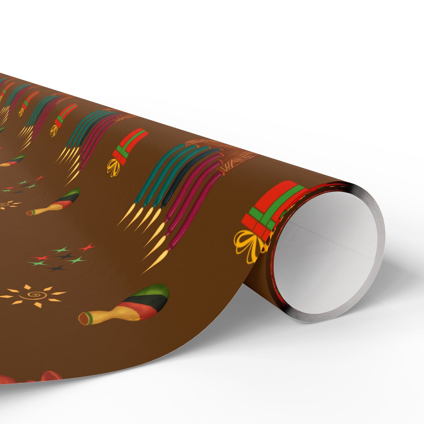 Kinara | Kwanzaa Lights | Zawadi (Earth) Wrapping Paper