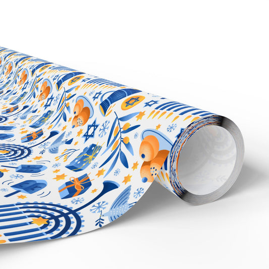 Celebrate Chanukah | Jewish Inspired | Wrapping Paper