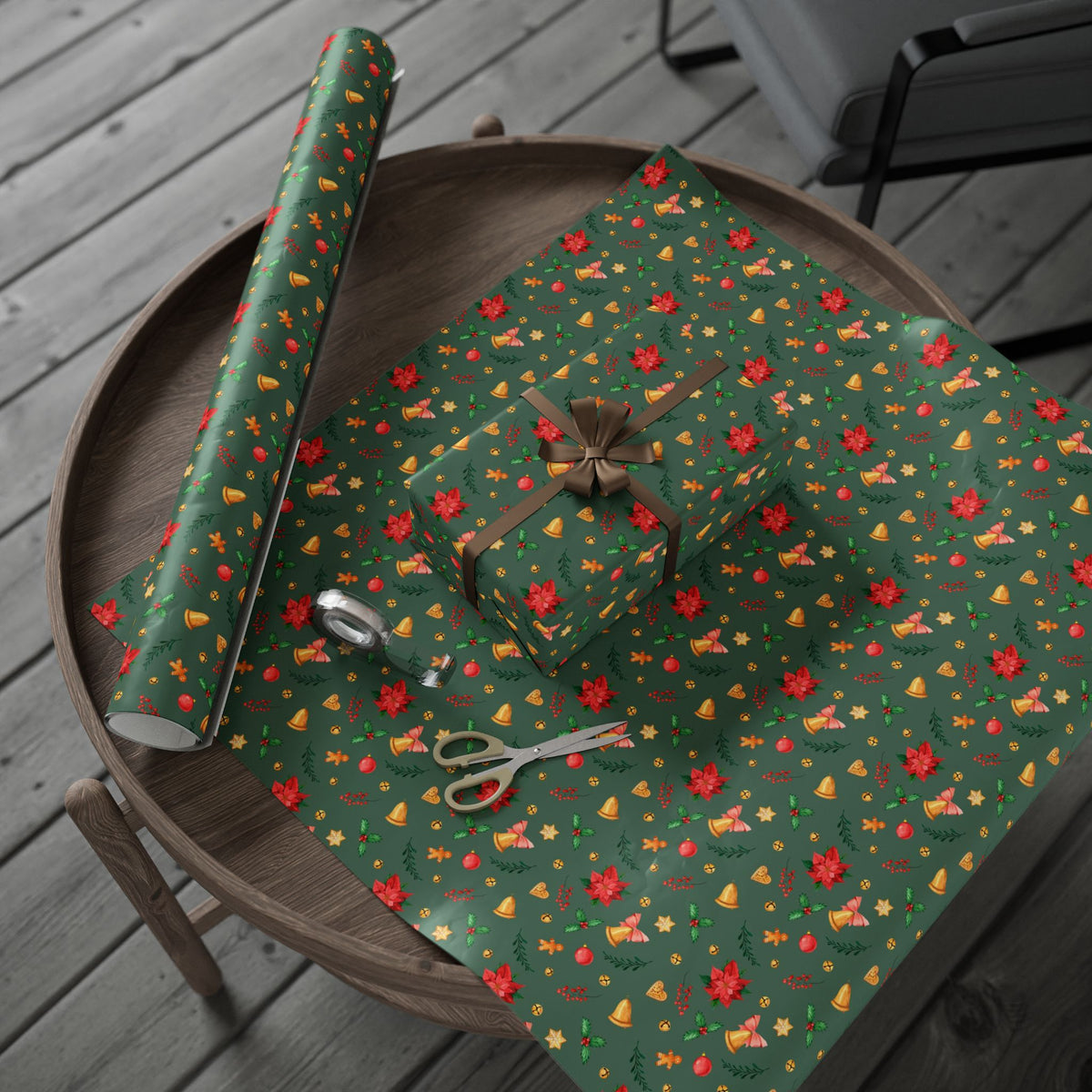 Simple Seasonal Cheer | Holiday Patterns Wrapping Paper