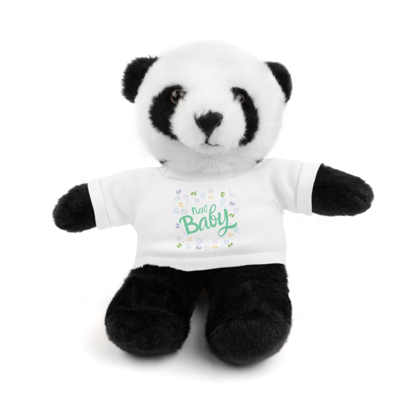 New Baby | Plush Toy with T-Shirt (10 Colors, 6 Animals)