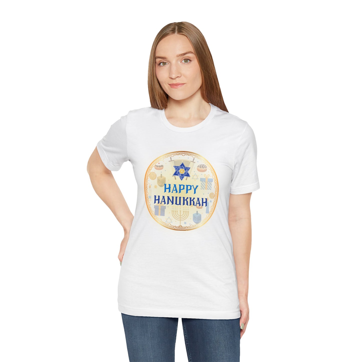 Hanukah / Jewish Inspired Short Sleeve Tee | Unisex Jersey