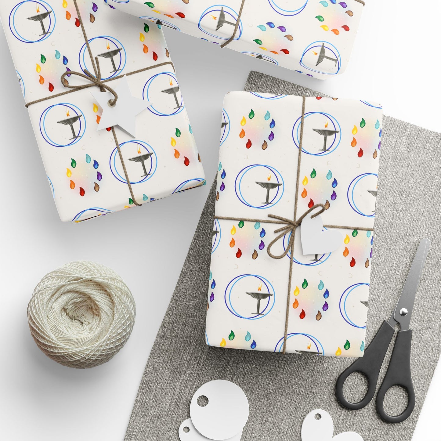 Flaming Chalice | Gift Wrapping Paper