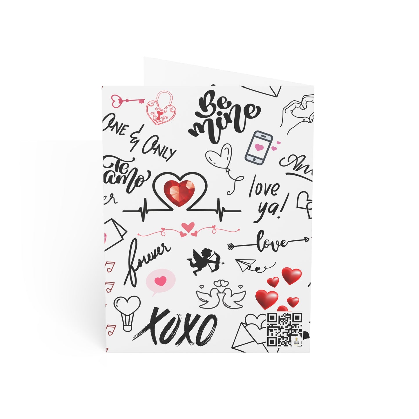 Love Language Greeting Cards — Notes from the Heart (1, 10 pcs)