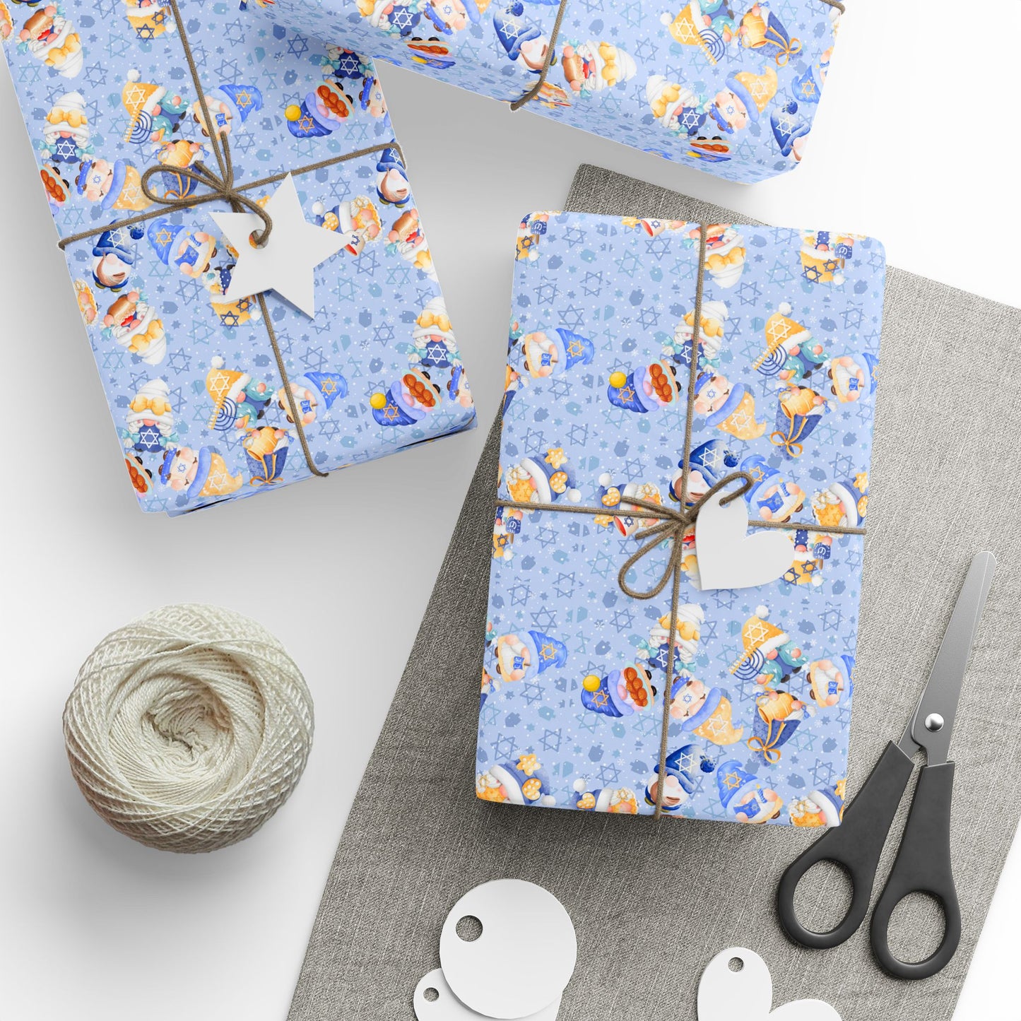 Wrapping Paper - Gnomeukkah | Jewish Inspired