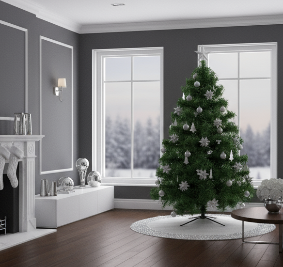 Silver | Tree Skirts