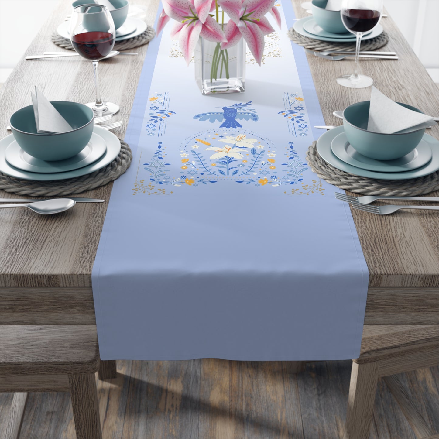 Peaceful Words | Table Runner (Cotton, Poly)