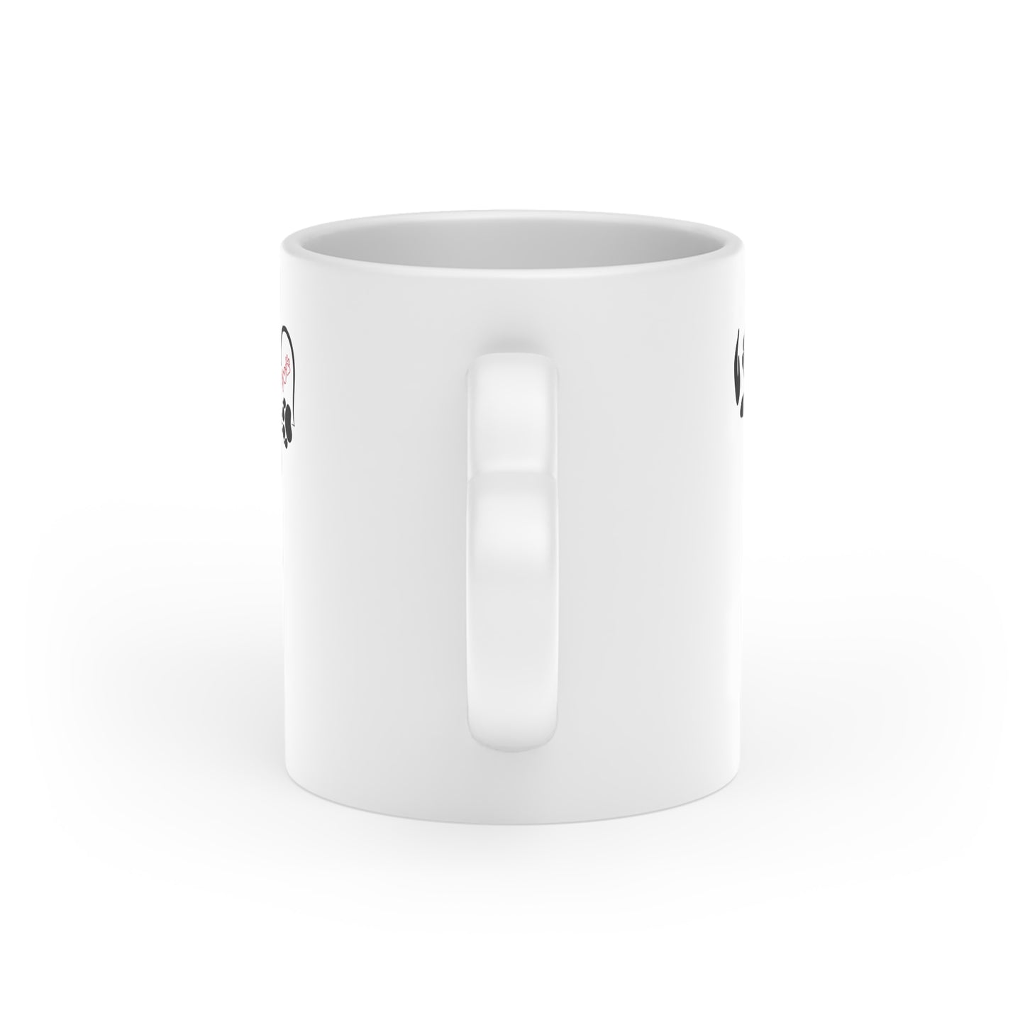 Dogs & Hearts Coffee Cup | Heart-Shaped Mug — Four Paws Heart-Shaped