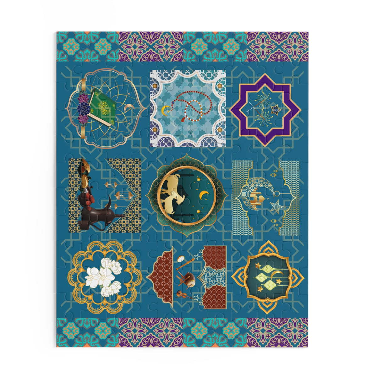 Mosaic Beauty Puzzle (120, 252, 500-Piece)