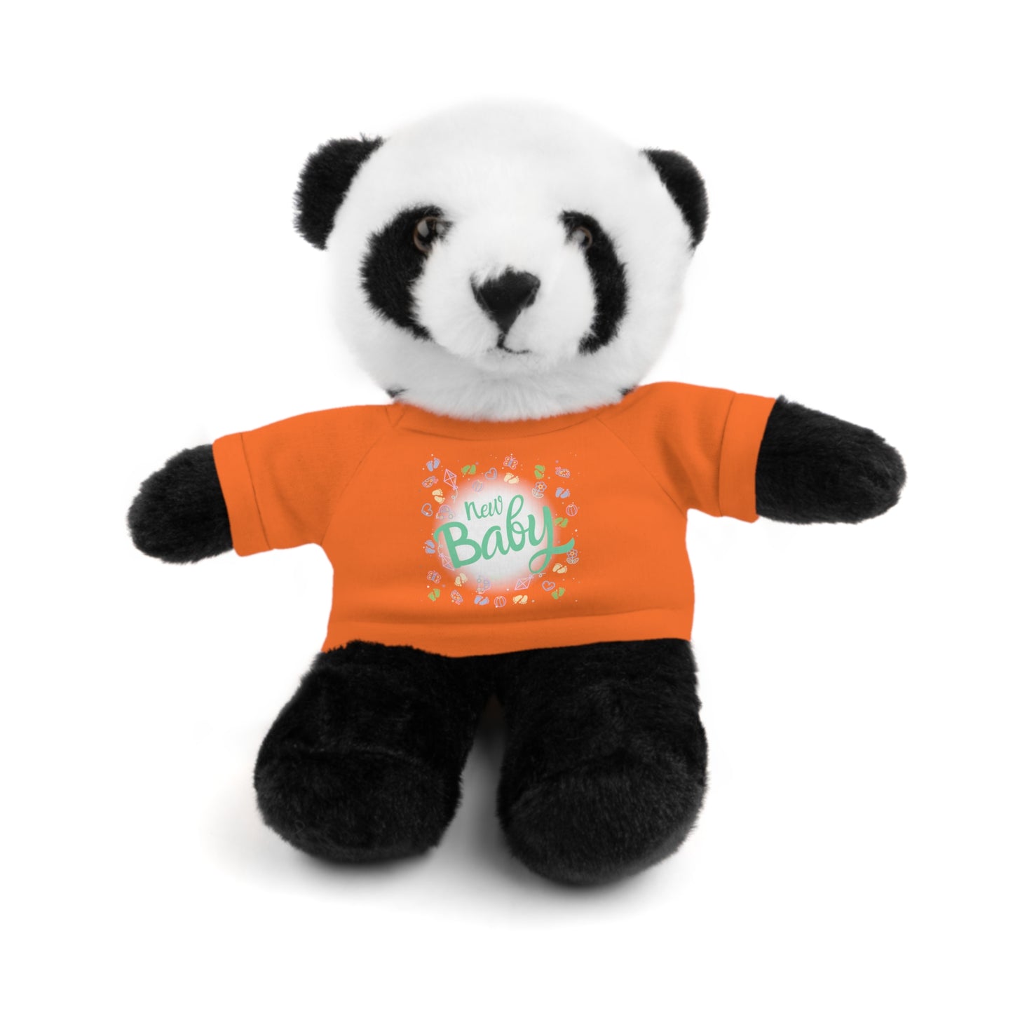 New Baby | Plush Toy with T-Shirt (10 Colors, 6 Animals)