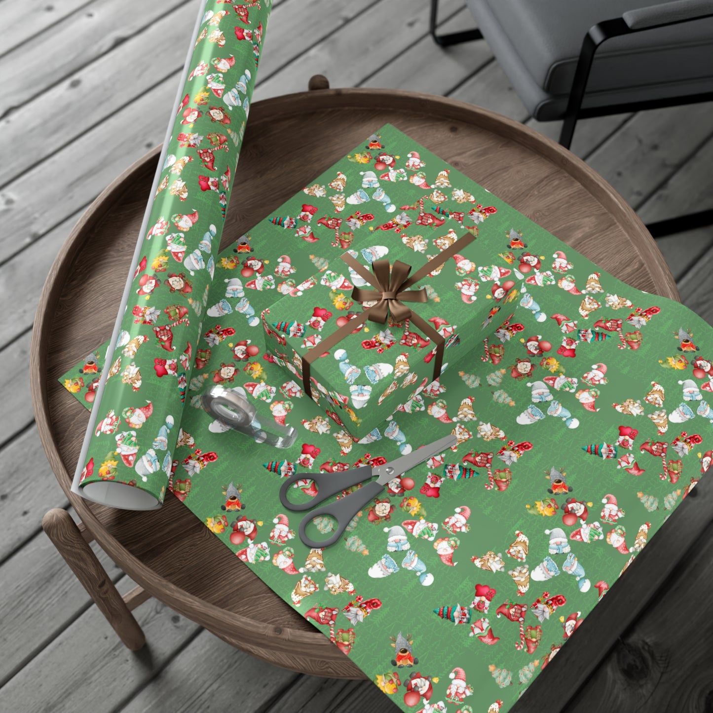 Gnome - mas Eve Wrapping Paper