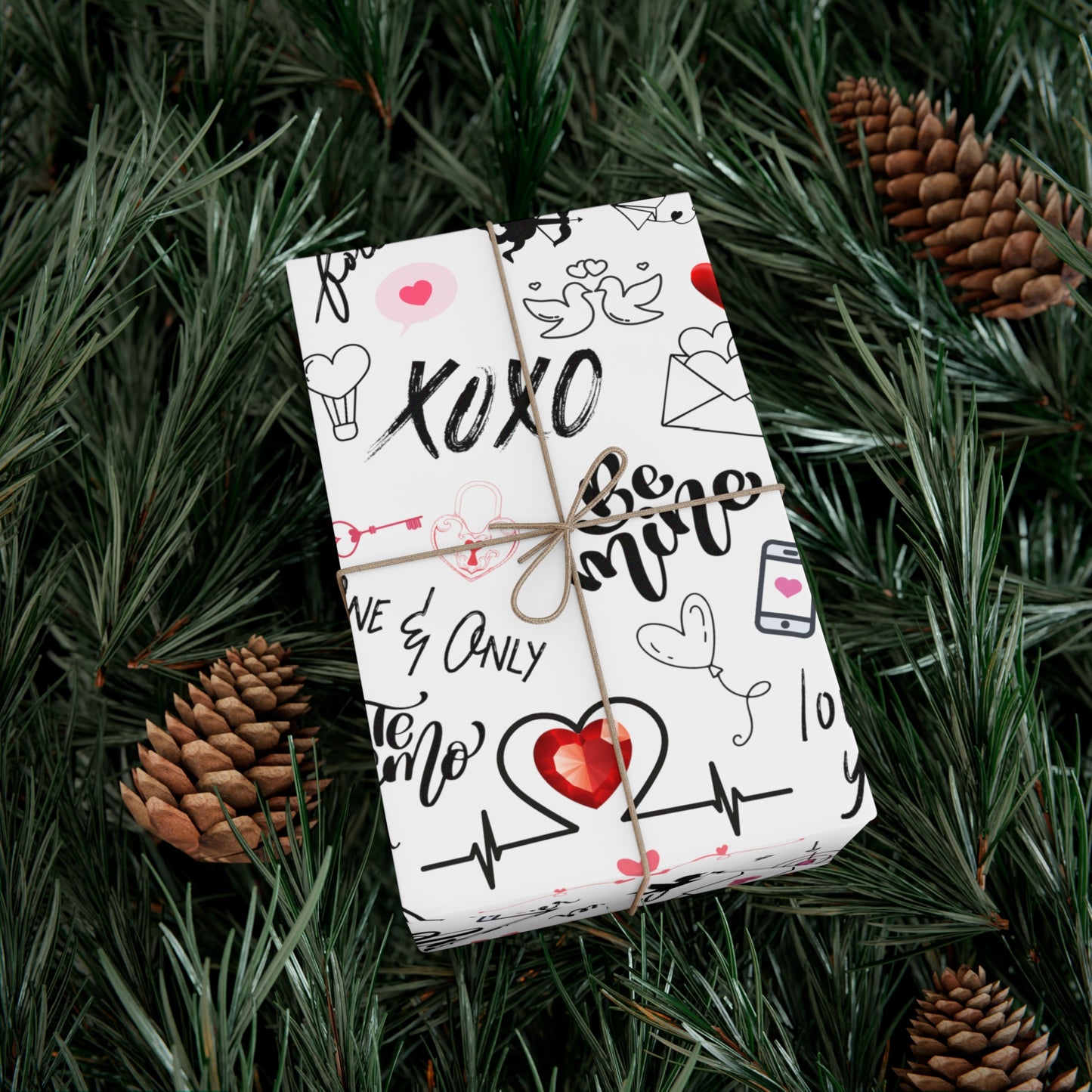 Love Language Gift Wrap Papers