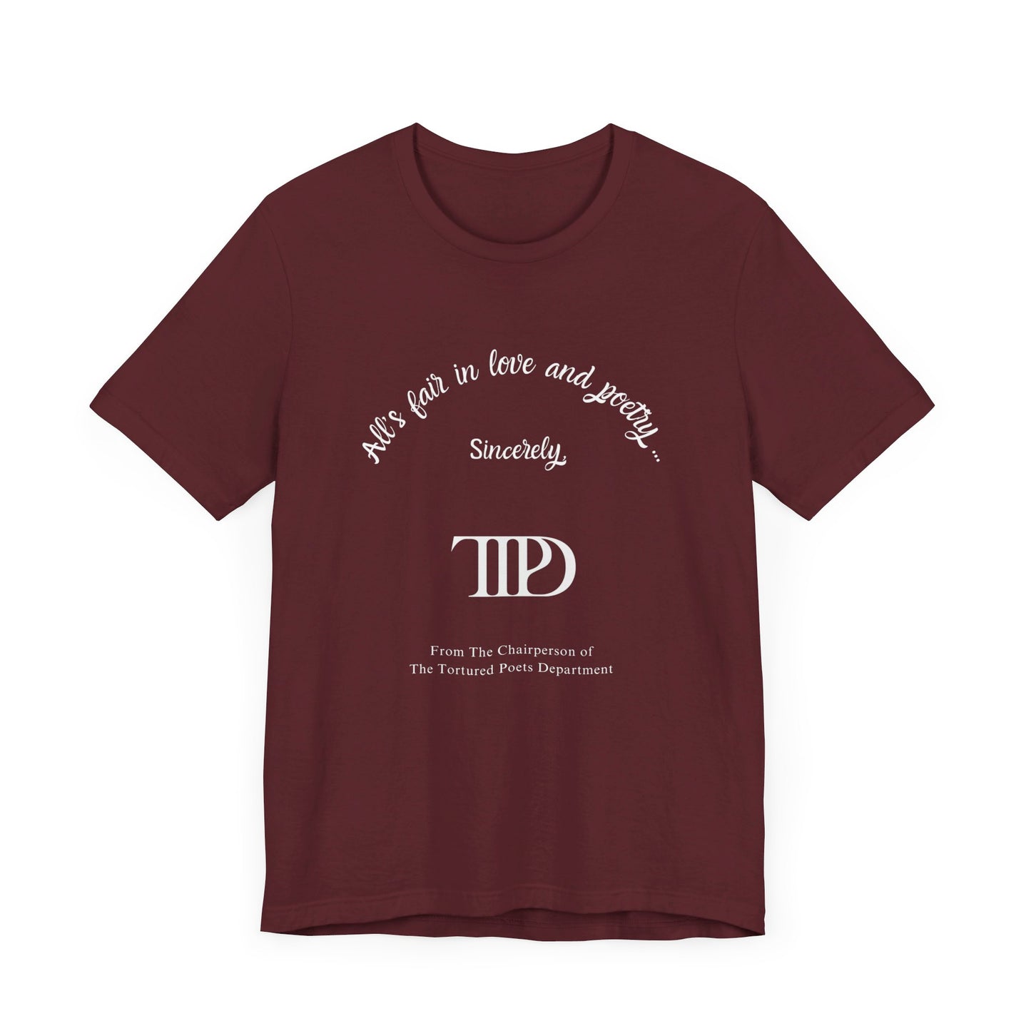 TTPD - Inspired Short Sleeve Tee | Unisex Jersey