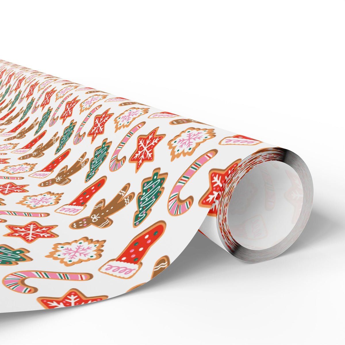 Holiday Cookies Gift Wrap | Holiday Pattern Wrapping Paper