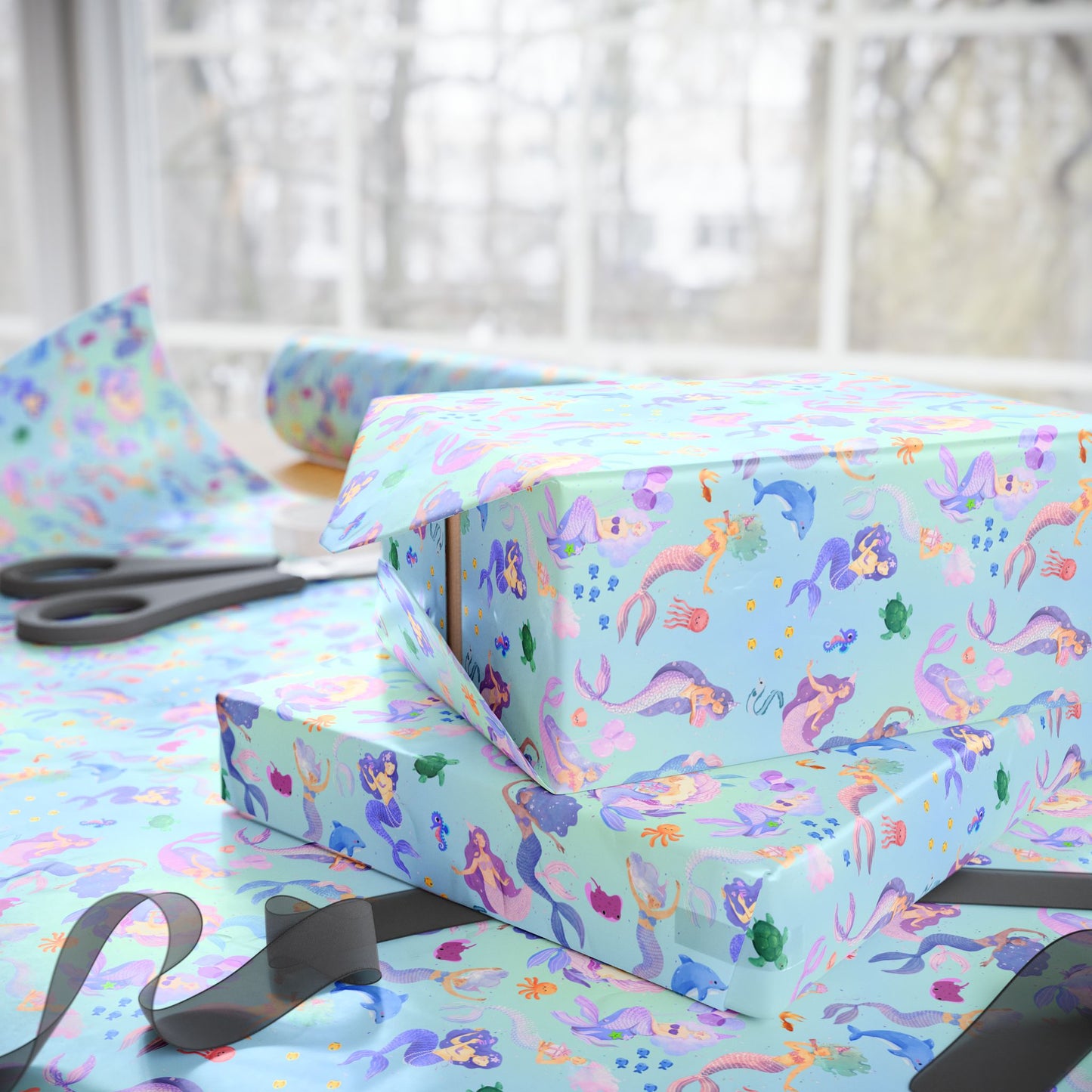 Mermaid Gift Party Wrapping Paper — Gift Wrap