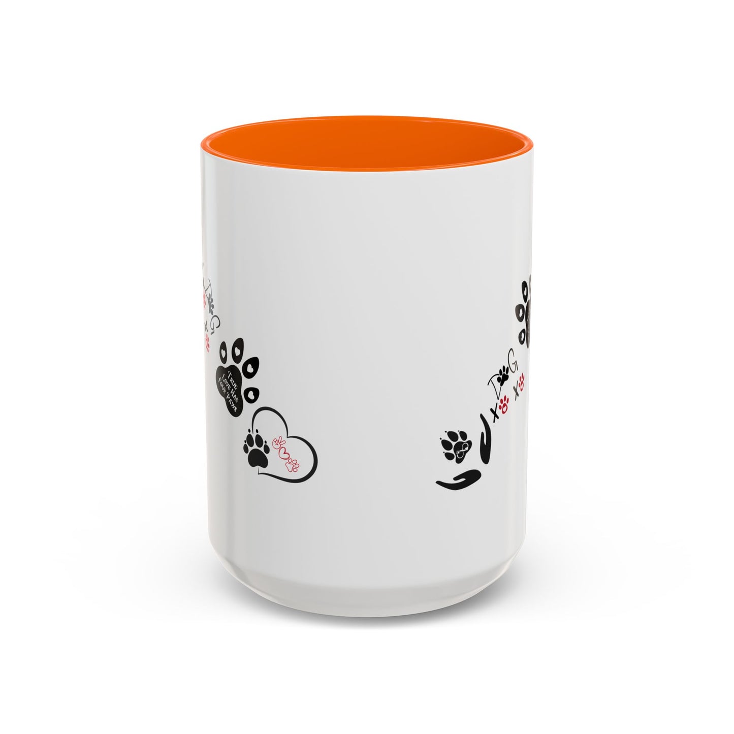 Dogs & Hearts Coffee Cup | Heart-Shaped Mug — Four Paws Heart-Shaped