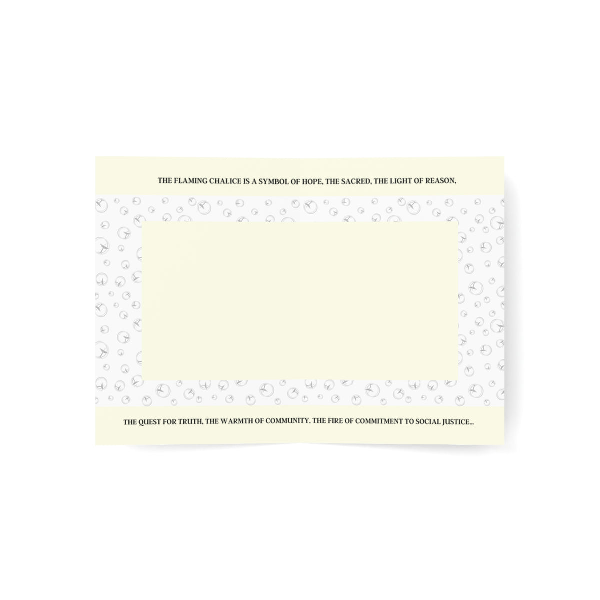 Flame of Chalica | Greeting Cards (1, 10 pcs)
