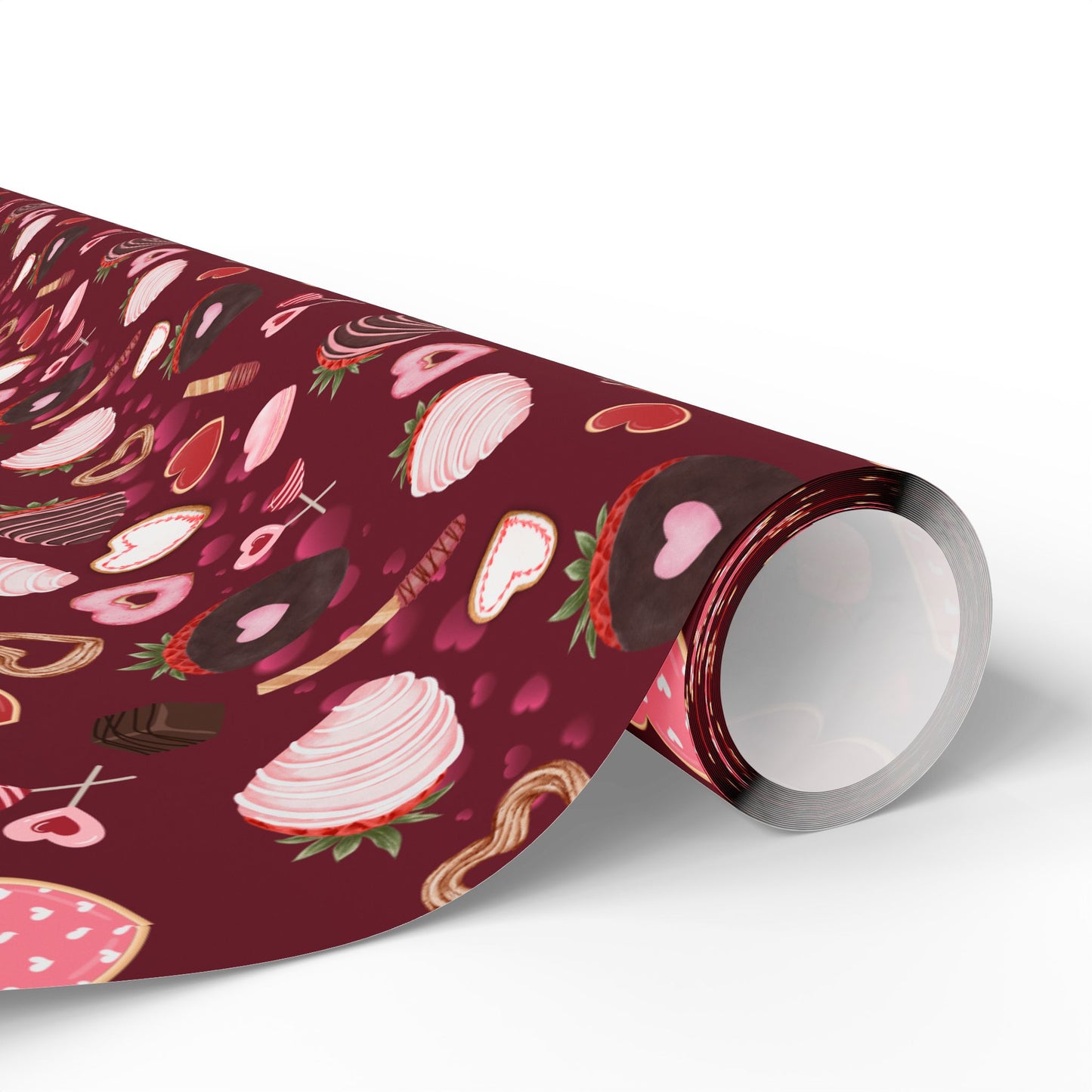 Love Is Sweet Gift Wrap Papers — Sweet Candied From the Heart Wrapping Paper